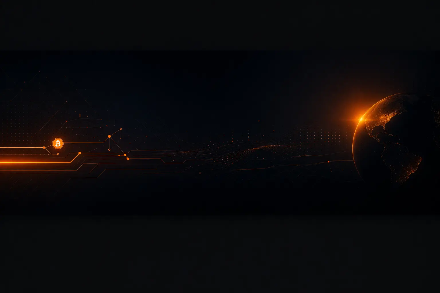 Altered Reality AI – glowing cosmic hero background representing Bitcoin-native digital sovereignty